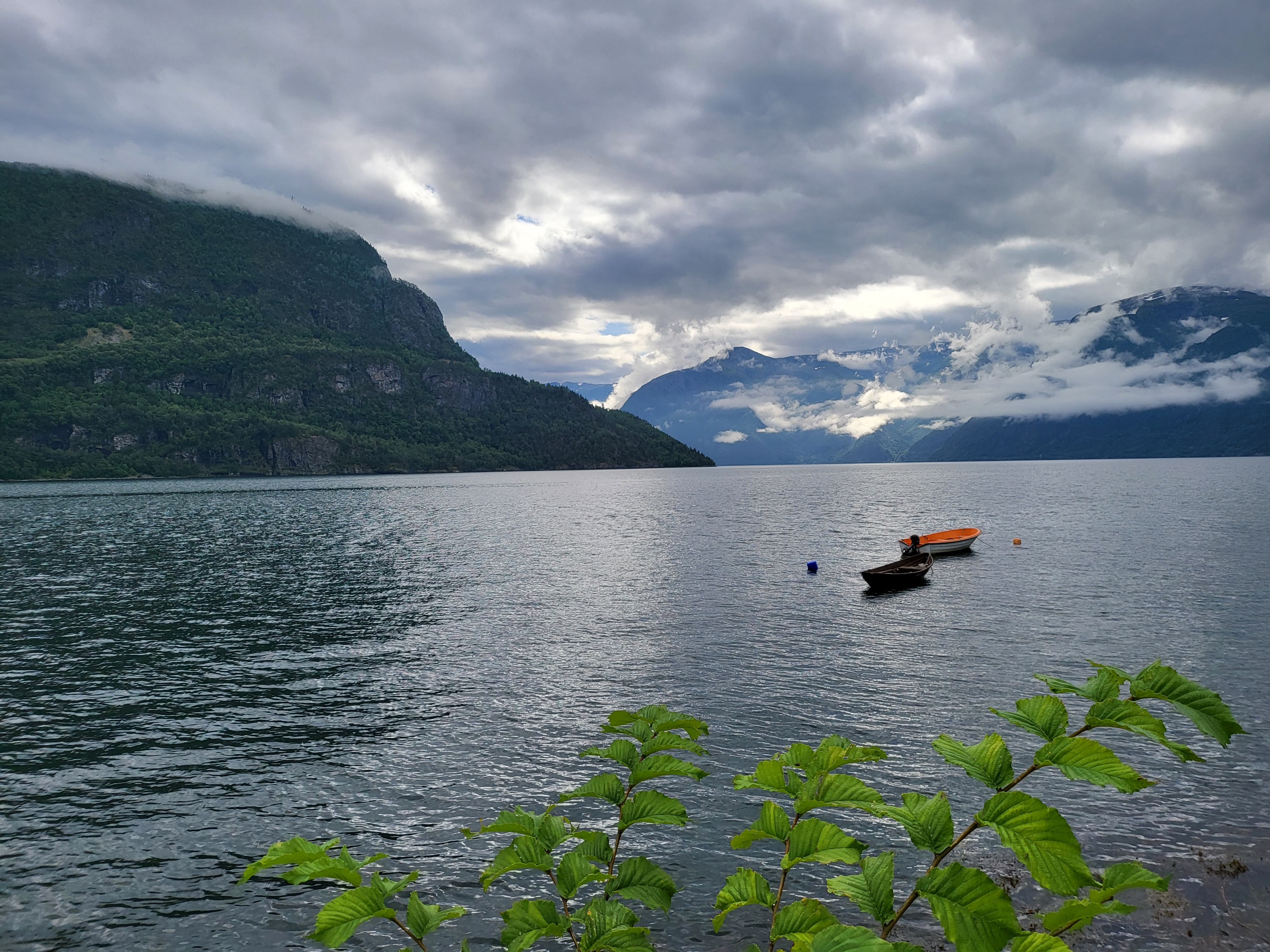 Blick auf Wolken