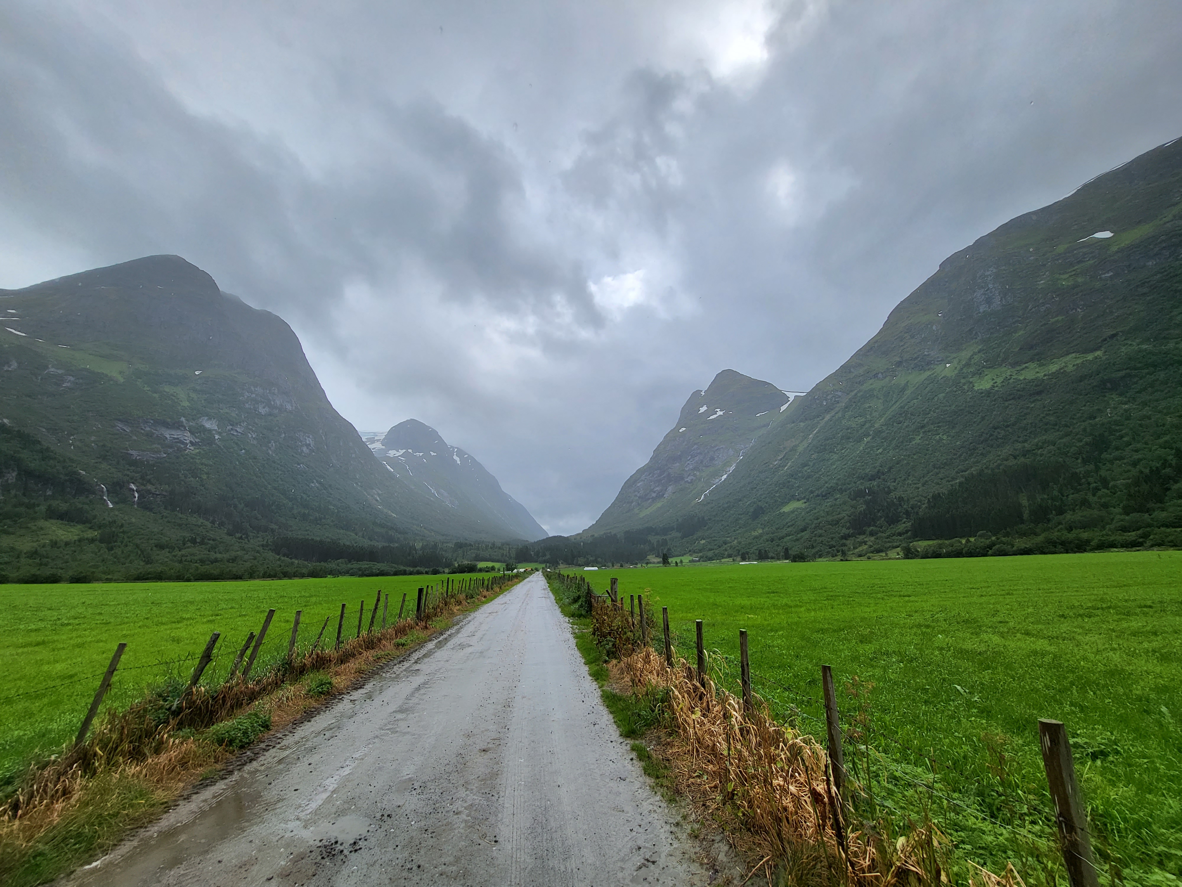 Gletscher in den Bergen